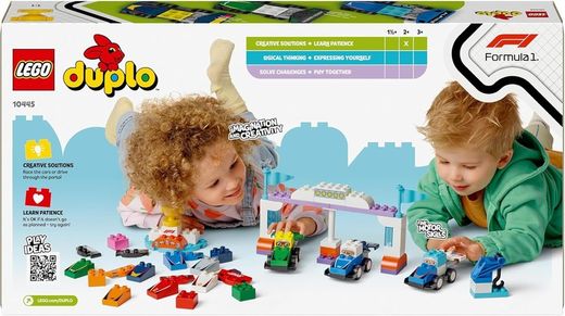 Lego Duplo Formula 1 Racing Cars e piloti del team F1