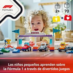 Lego Duplo Formula 1 Racing Cars e piloti del team F1