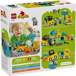 Lego Duplo - 3-in-1 Baustellenfahrzeuge