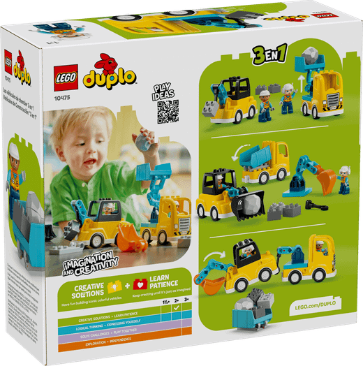 Lego Duplo - 3-in-1 Baustellenfahrzeuge