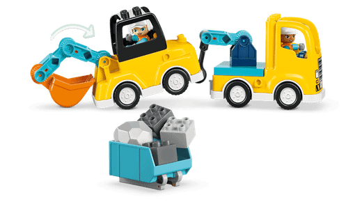 Lego Duplo - 3-in-1 Baustellenfahrzeuge