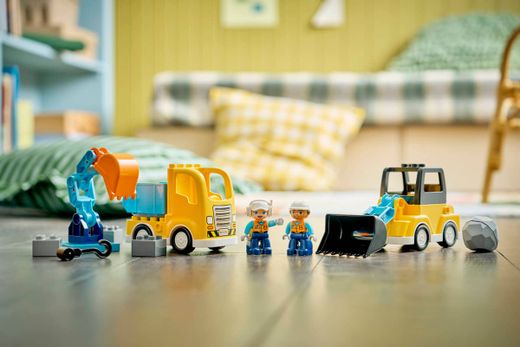 Lego Duplo - 3-in-1 Baustellenfahrzeuge