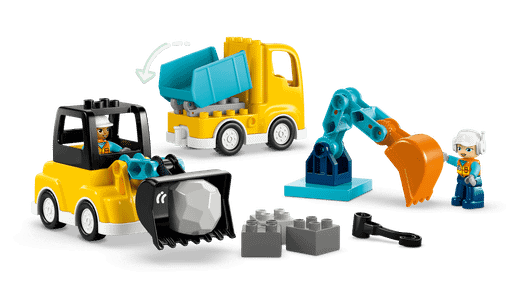 Lego Duplo - 3-in-1 Baustellenfahrzeuge