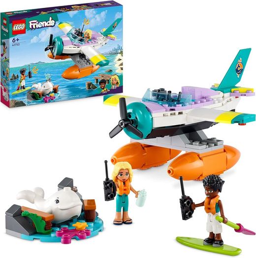Lego Friends Avión de Rescate Marítimo
