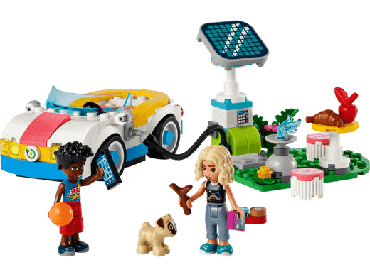 Lego Friends – Elektroauto und Ladegerät