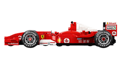 Ícones Lego - Ferrari F2004 e Michael Schumacher