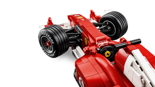 Ícones Lego - Ferrari F2004 e Michael Schumacher