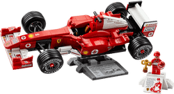 Ícones Lego - Ferrari F2004 e Michael Schumacher