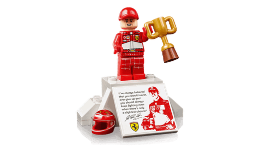 Ícones Lego - Ferrari F2004 e Michael Schumacher