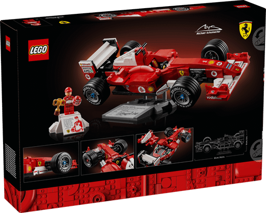 Ícones Lego - Ferrari F2004 e Michael Schumacher