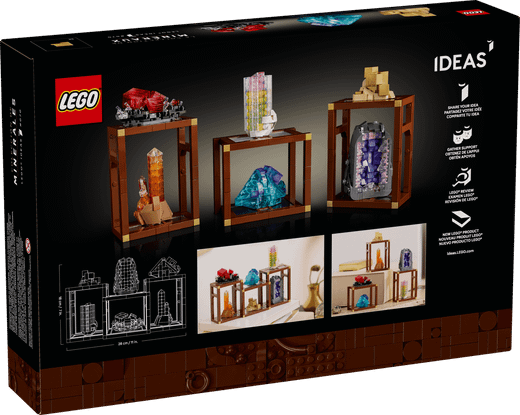 Lego Ideas – Mineraliensammlung