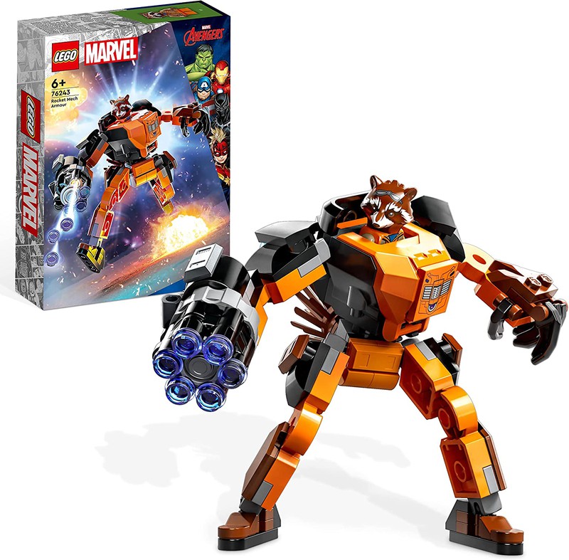 Exagerar Vagabundo de ahora en adelante Lego Marvel - Armadura Robótica de Rocket - Guardianes de la Galaxia —  Juguetesland