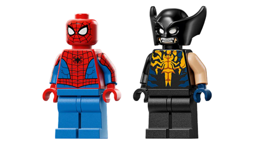 Lego Marvel - Автомобиль Человек-паук против Росомахи (Веномизированный)