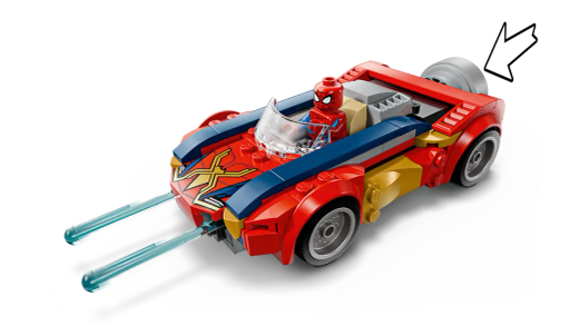 Lego Marvel - Автомобиль Человек-паук против Росомахи (Веномизированный)
