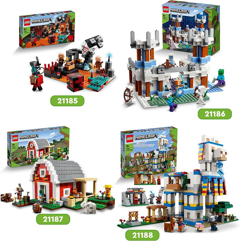 LEGO 21185 Minecraft Le Bastion du Nether, Jouet pour Garçons et Fi