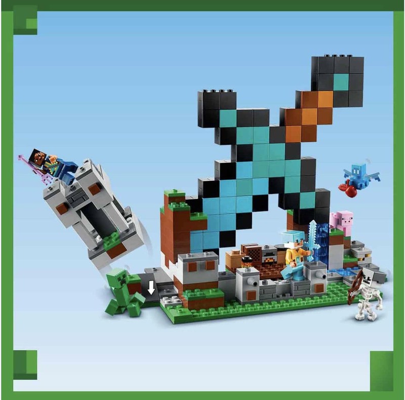 Lego Minecraft La spada da fortificazione — Juguetesland