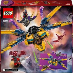 Lego Ninjago Dragons Rising Super Storm Jet di Ras e Arin