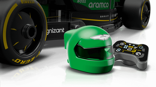 Lego Speed ​​Champions - Carro de corrida Aston Martin Aramco F1® AMR24