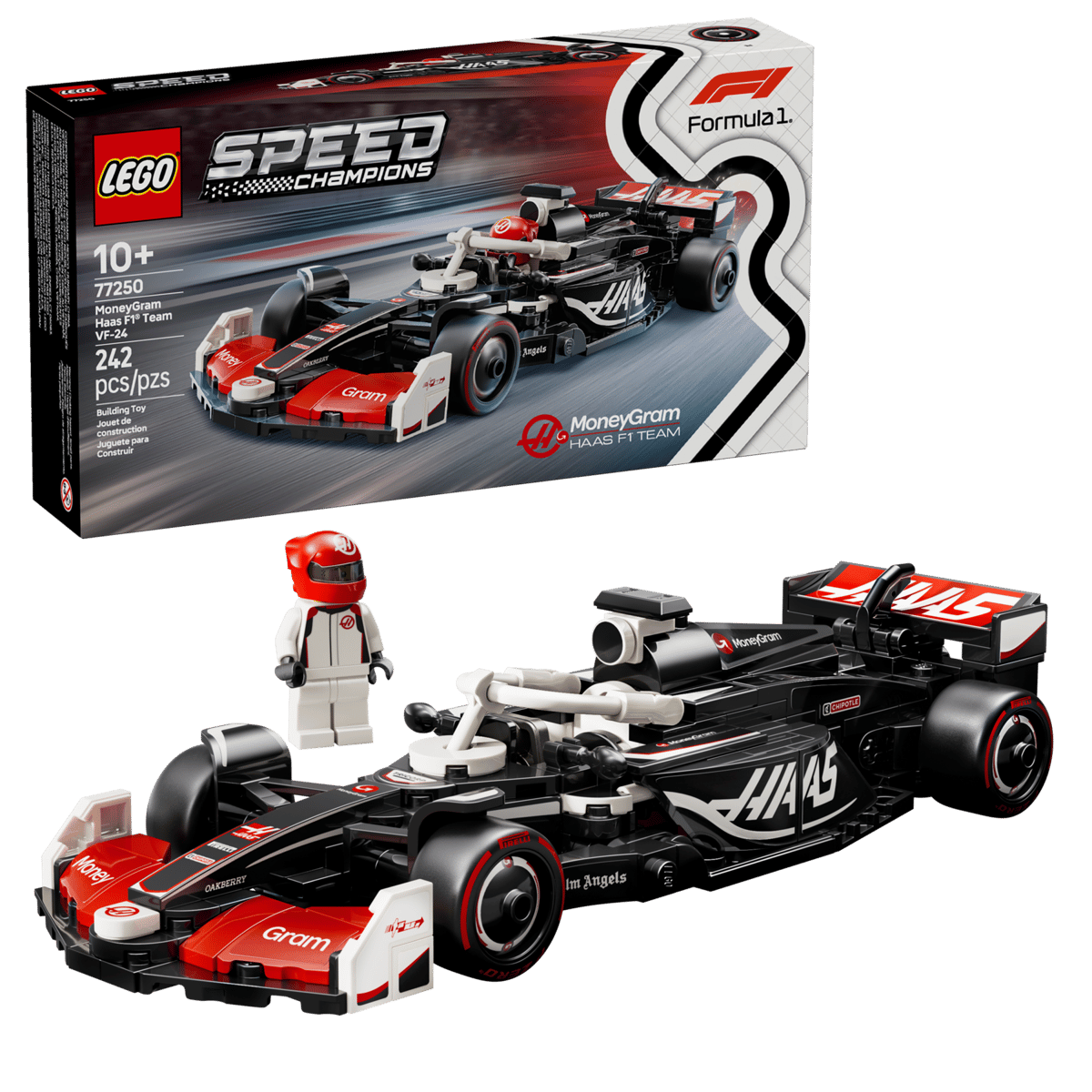 Lego Speed Champions - Coche de Carreras MoneyGram Haas F1® Team VF-24
