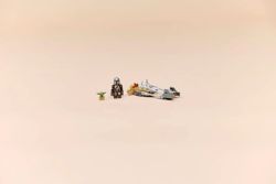 Lego Star Wars - Мандалорец и спидербайк Грогу