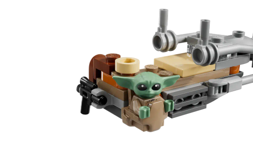 Lego Star Wars - Мандалорец и спидербайк Грогу