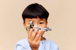 Lego Star Wars - Мандалорец и спидербайк Грогу