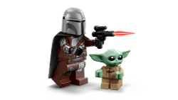 Lego Star Wars - Мандалорец и спидербайк Грогу