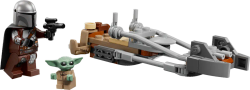 Lego Star Wars - Мандалорец и спидербайк Грогу