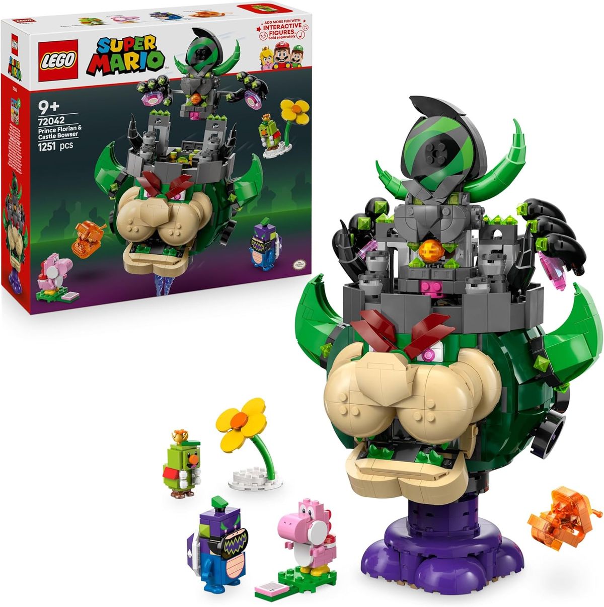 Lego Super Mario - Príncipe Florian y Bowser Castillo