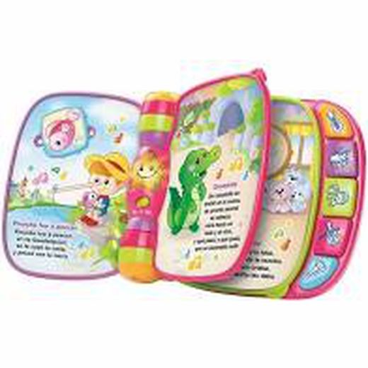 Livre d'apprentissage interactif rose