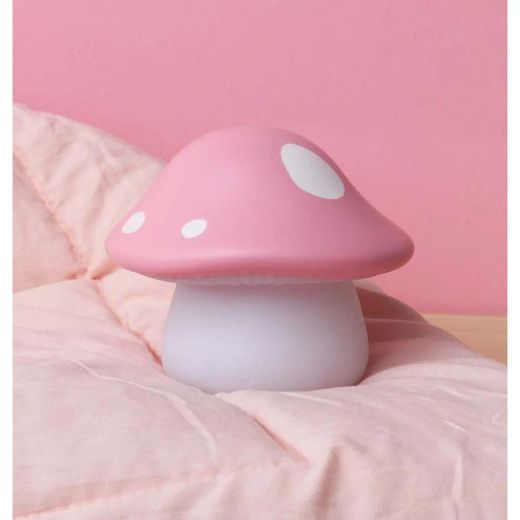Petite Jolie - Lampe champignon rose