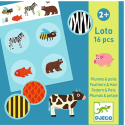 Loto - Plumas Y Pelaje - Djeco