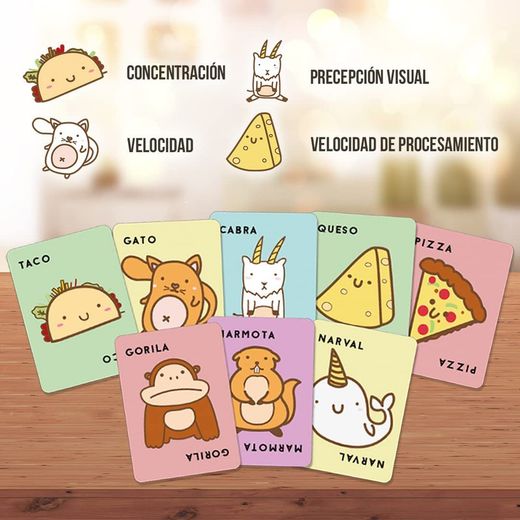 Ludilo – Jeu Taco, Chat, Chèvre, Fromage, Pizza