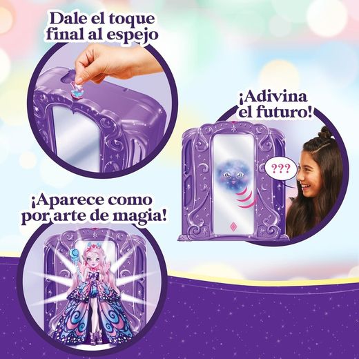 Boneca Magic Mixies Pixie Supremes Mirror com espelho