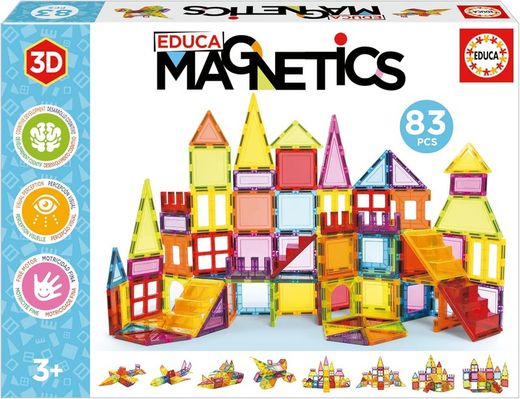Magnetics 83 Pieces - Educa