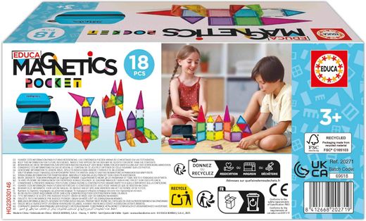 Magnetische Tasche, 18-teilig - Educa