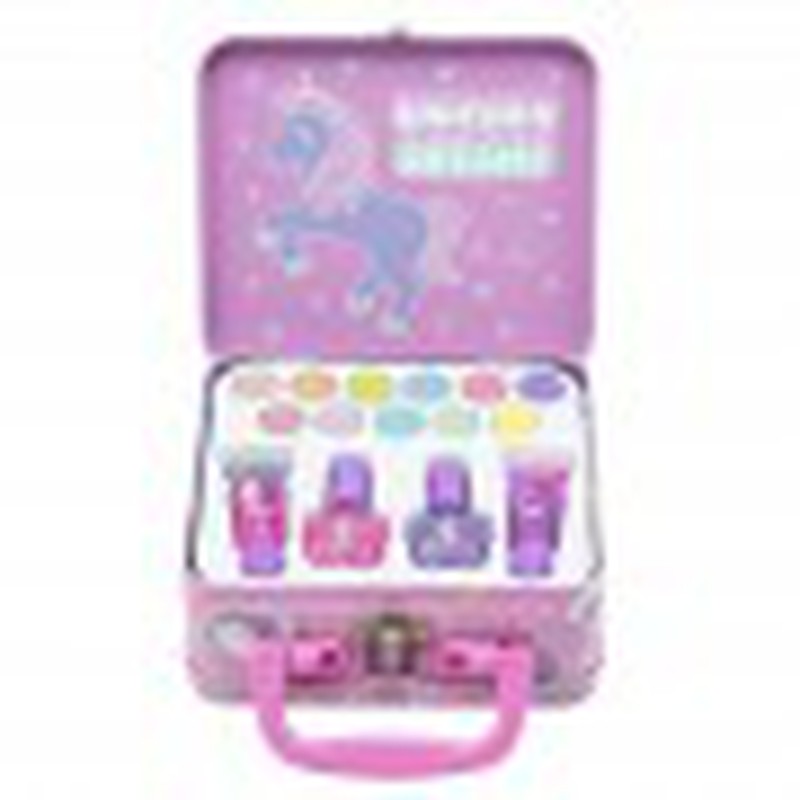 Set Maquillage pour Fille Licorne - 55 Pièces Lavable Ensemble De Et Nail  Art.