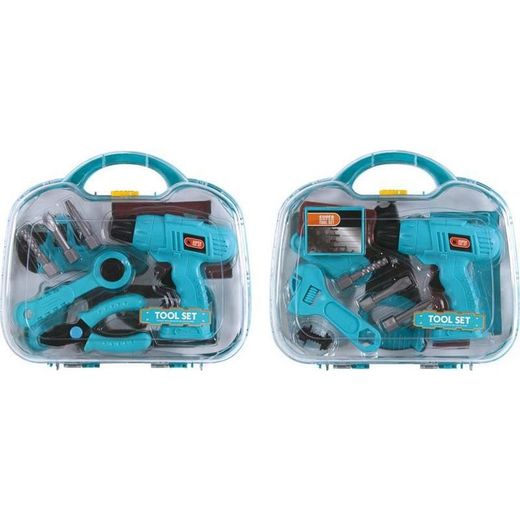 Синий чемодан с инструментами