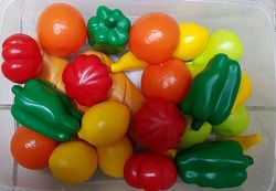 Pasta de legumes e acessórios