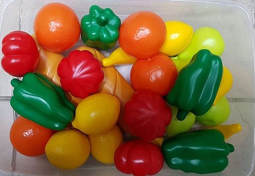 Pasta de legumes e acessórios