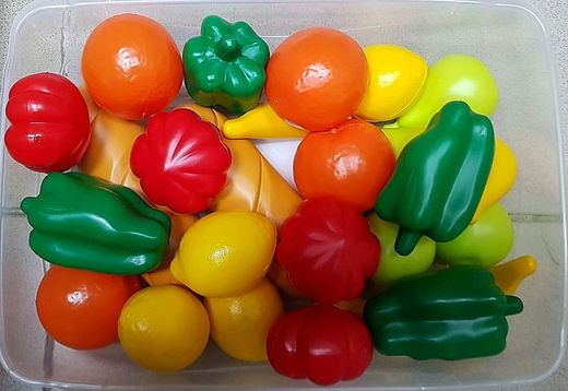 Pasta de legumes e acessórios