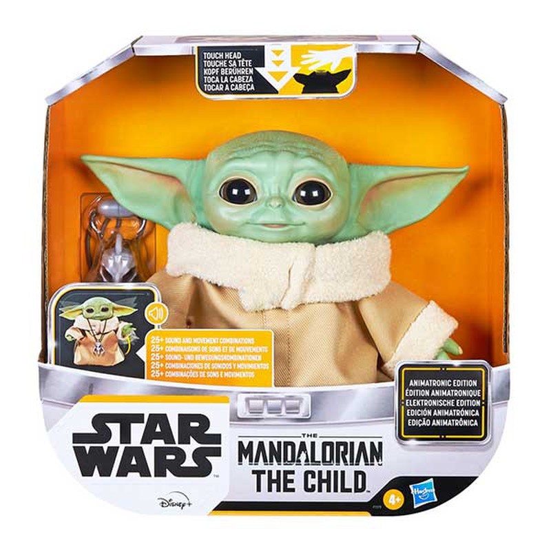 Mattel Star Wars Grogu Plush Toy, Character Figure with Soft Body. Inspired  by Star Wars The Mandalorian, 11-inch