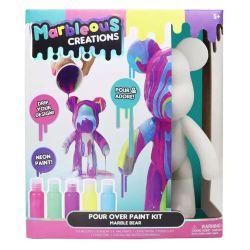 Marbleous Bear - Set Crea Tu Oso De Colores Neón