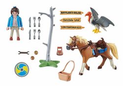Marla com cavalo - Playmobil o filme