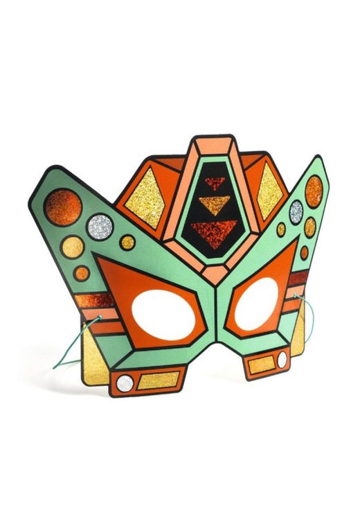 DIY Super Robots Masks To Metalize - Djeco