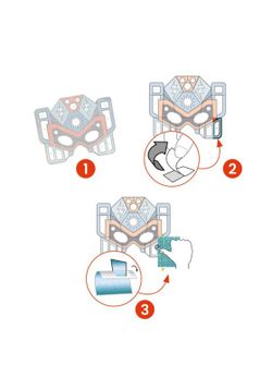 DIY Super Robots Masks To Metalize - Djeco