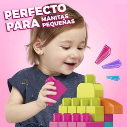 Mega Blocks 60 pieces Pink — Juguetesland