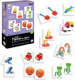 Memo Photo Objects - 54 Piezas - Juego De Memoria