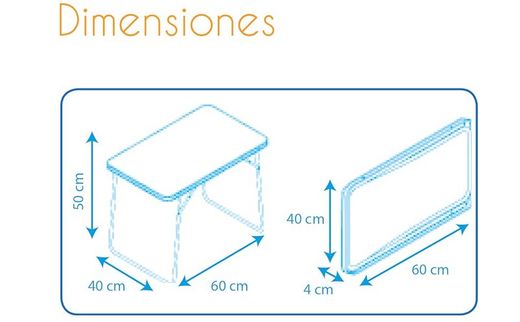 Klappbarer Kindertisch