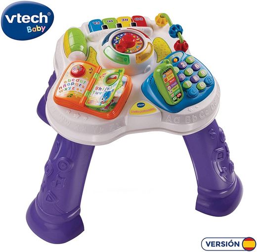 2-in-1 Talking Table, Kids Activity Table with Interactive Activity Board
